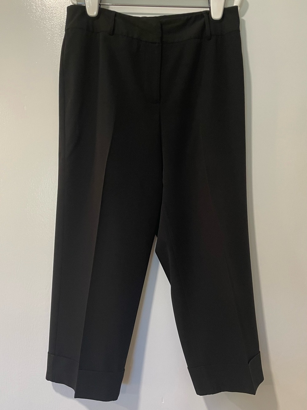 Investments Black Cropped Tailored Pants